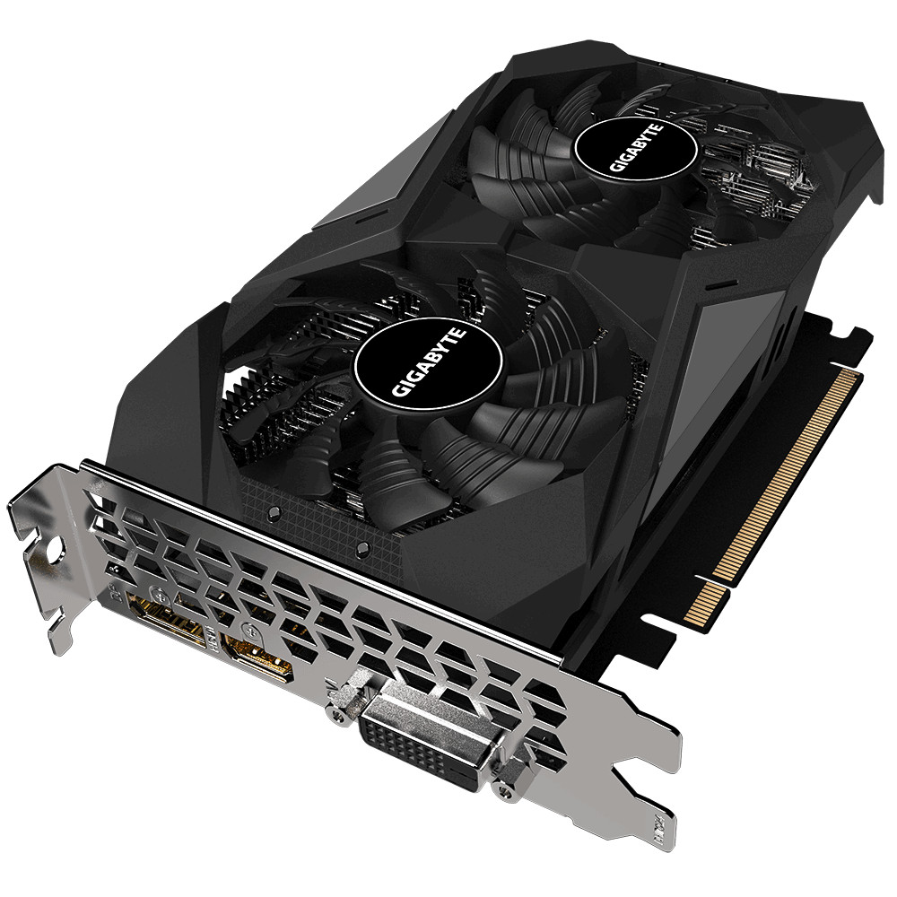 Card đồ họa VGA GIGABYTE GeForce GTX 1650 D6 WINDFORCE 4G GDDR6 1‎28 bit - Hàng Chính Hãng