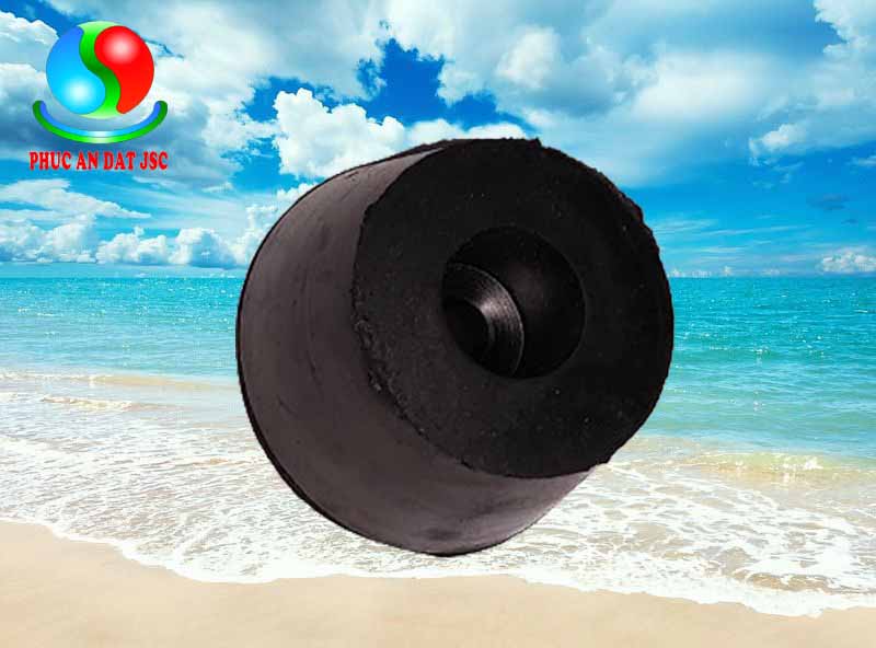 Chân đế cao su cao 45 kích thước 45x60x45 cho các máy móc thiết bị nặng, bàn , tủ gỗ nặng phucandat caosu 45