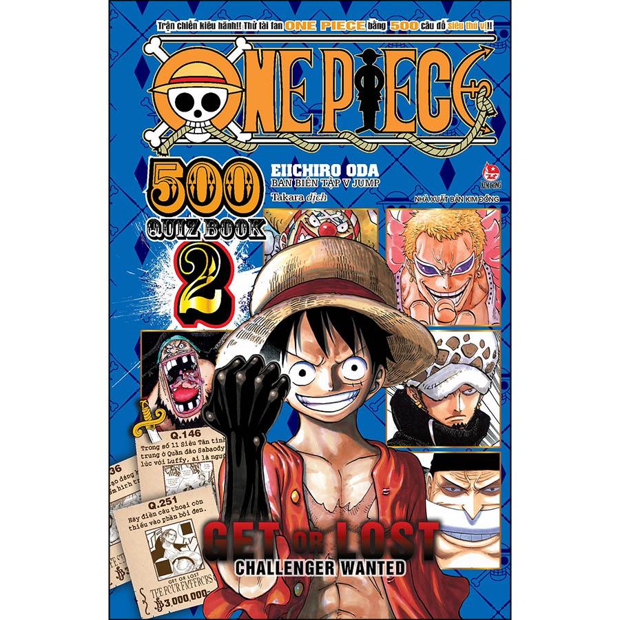 Combo 2 Cuốn: One Piece 500 Quiz Book (Tập 1 + Tập 2)(Tặng Kèm: Standee PVC Luffy)