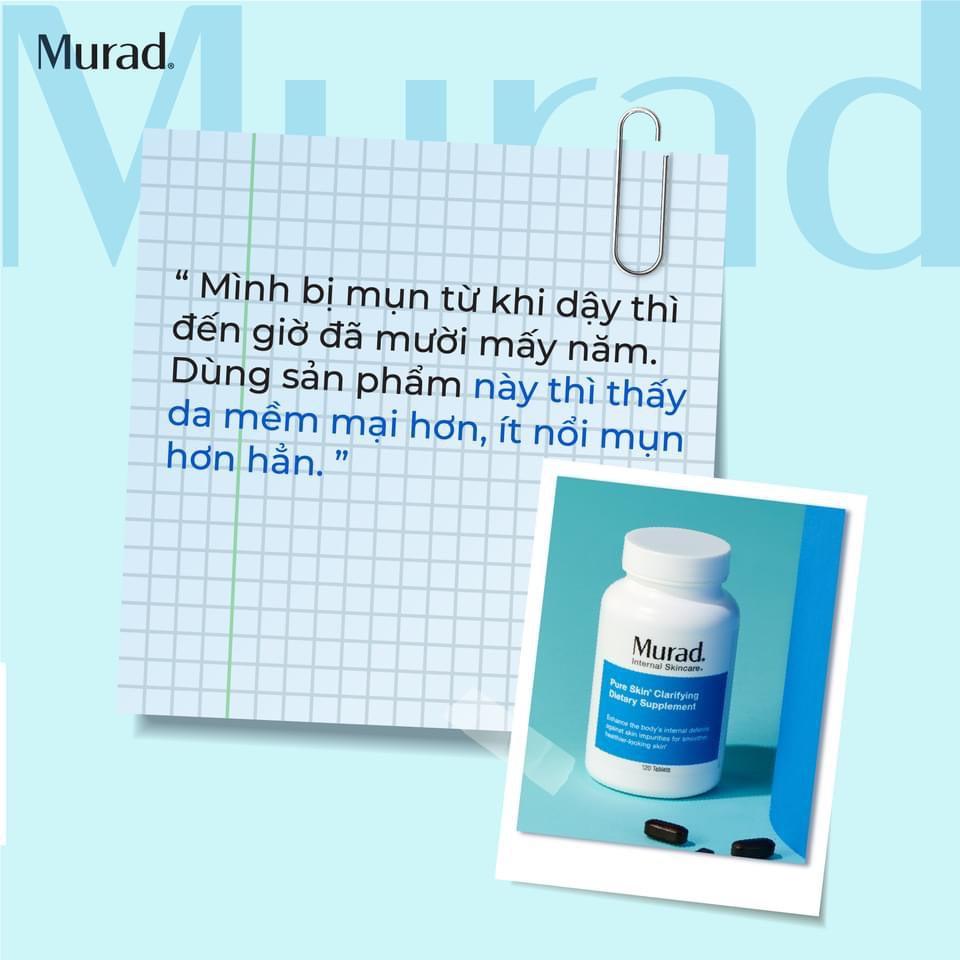 Viên giảm mụn Murad Pure Skin Clarifying Dietary Supplement 120 viên