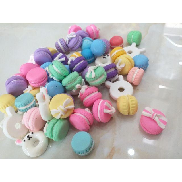 Charm Bánh Macaron trang trí Slime, mô hình chụp ảnh toru_slime