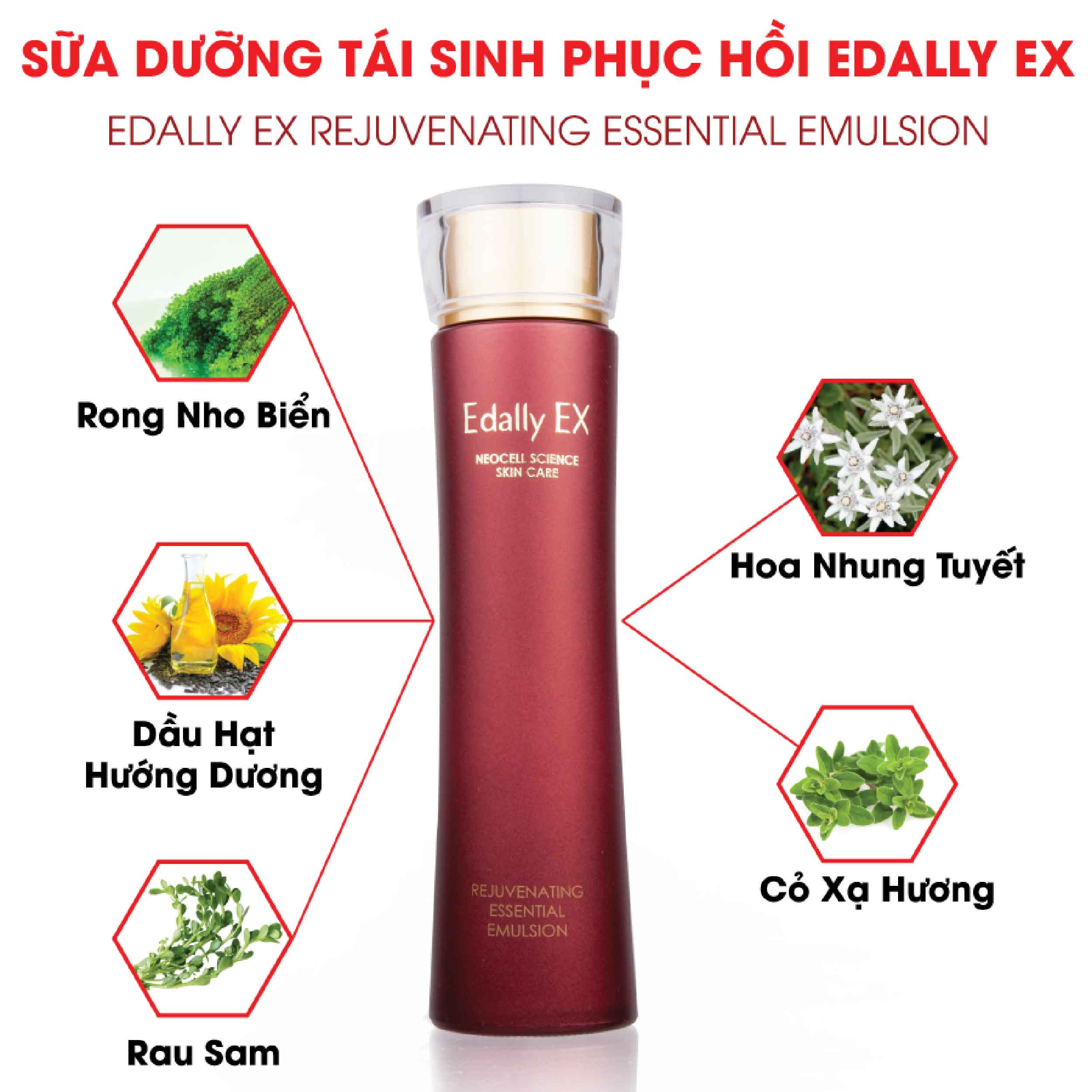 Sữa dưỡng tái sinh, phục hồi Edally - Rejuvenating Essential Emulsion(150ml)