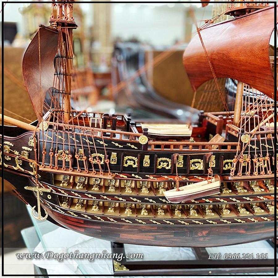 Thuyền buồm phong thủy gỗ tự nhiên làm thủ công, quà tặng ý nghĩa phù hợp cho mọi đối tượng