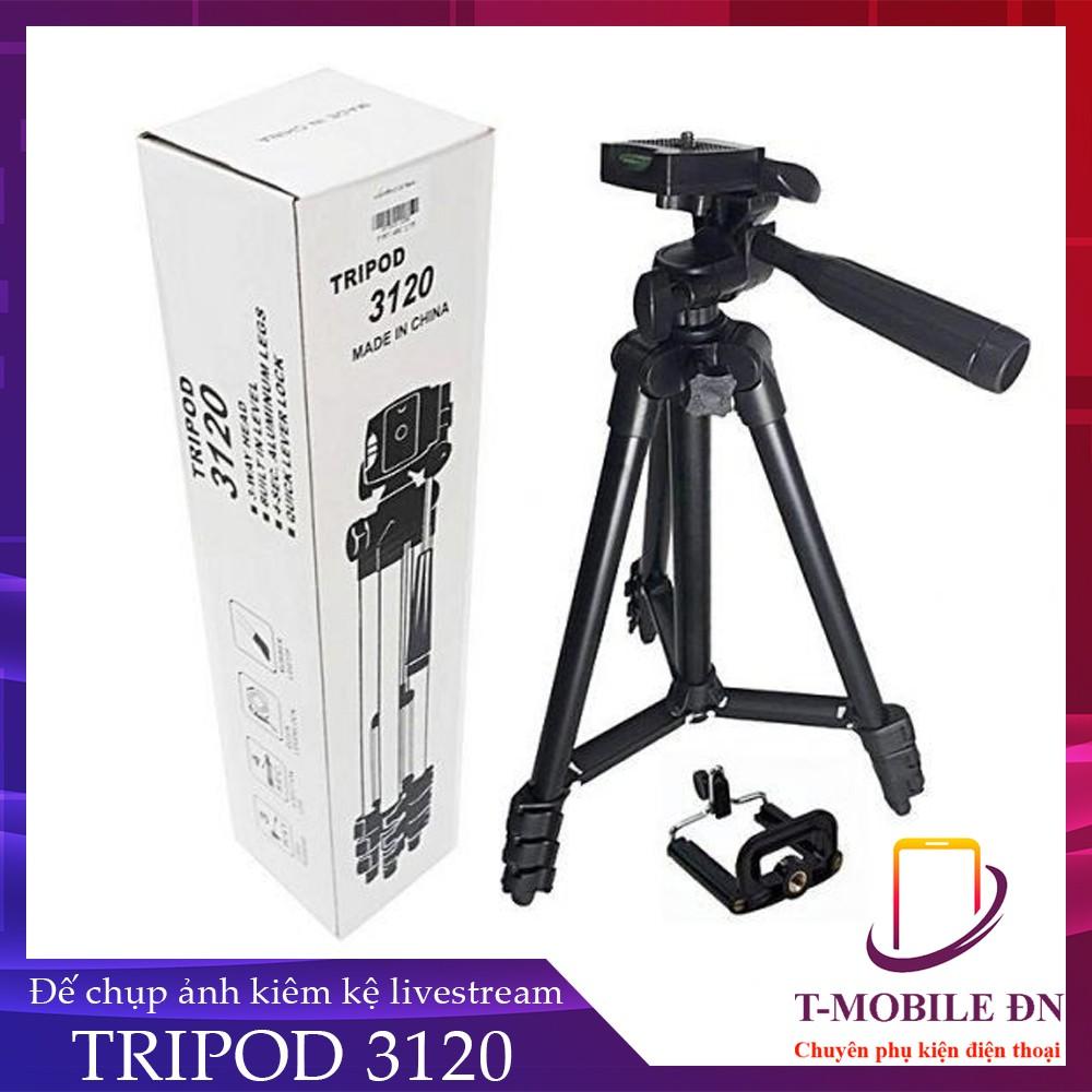 Đế Chụp Hình, Kệ LiveStream giá đỡ Máy Ảnh Điện Thoại Tripod TF-3120 3110 Loại Tốt