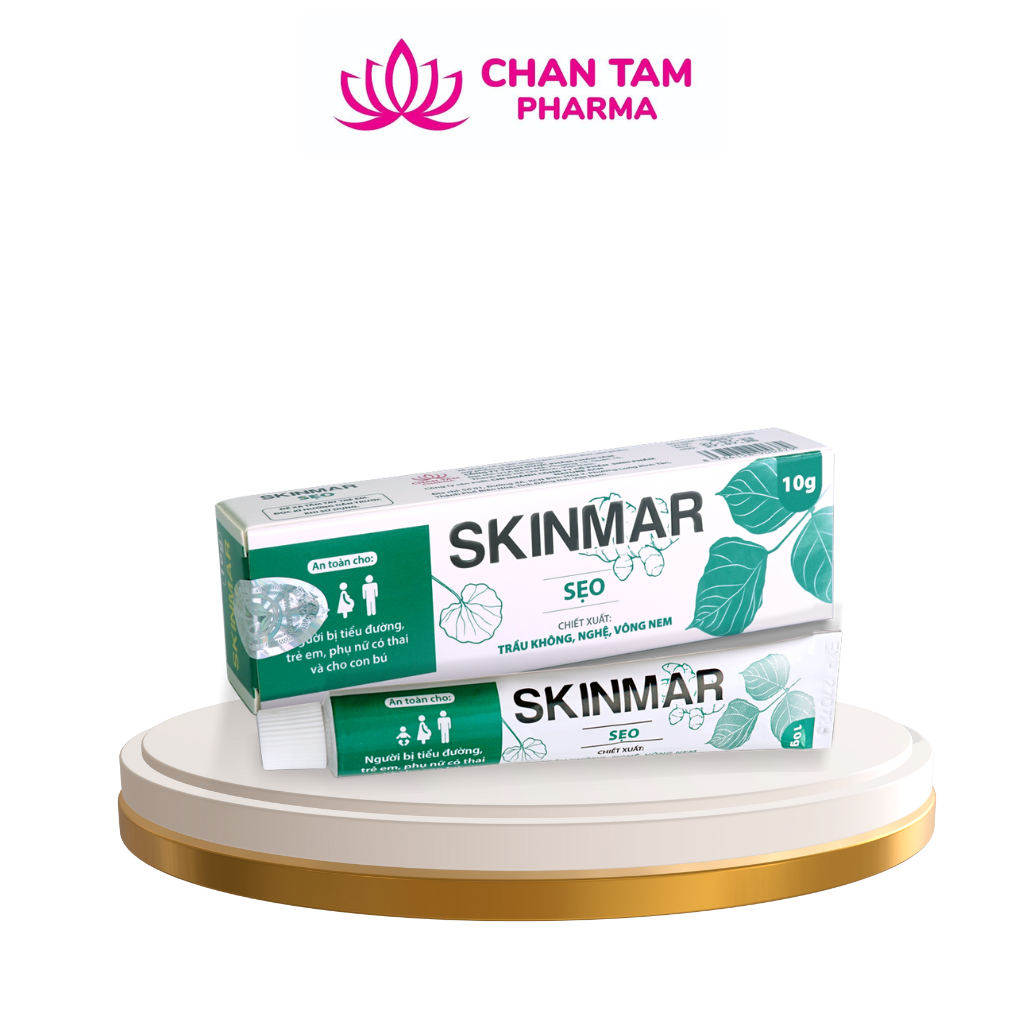 Kem bôi Skinmar sẹo giúp làm mờ sẹo, mờ vết thâm, rạn da - tuýp 10g