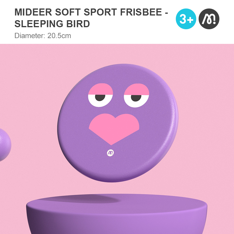 Đồ chơi ném đĩa Mideer Soft Sport Frisbee, đĩa bay mềm ngộ nghĩnh cho trẻ em