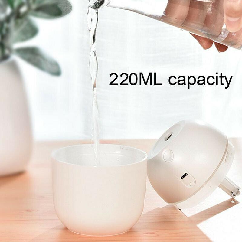 Di Động 220Ml Sương Lọc Đèn LED USB Mini Văn Phòng Nhà Máy Phun Sương Tạo Độ Ẩm Tinh Dầu Khuếch Tán