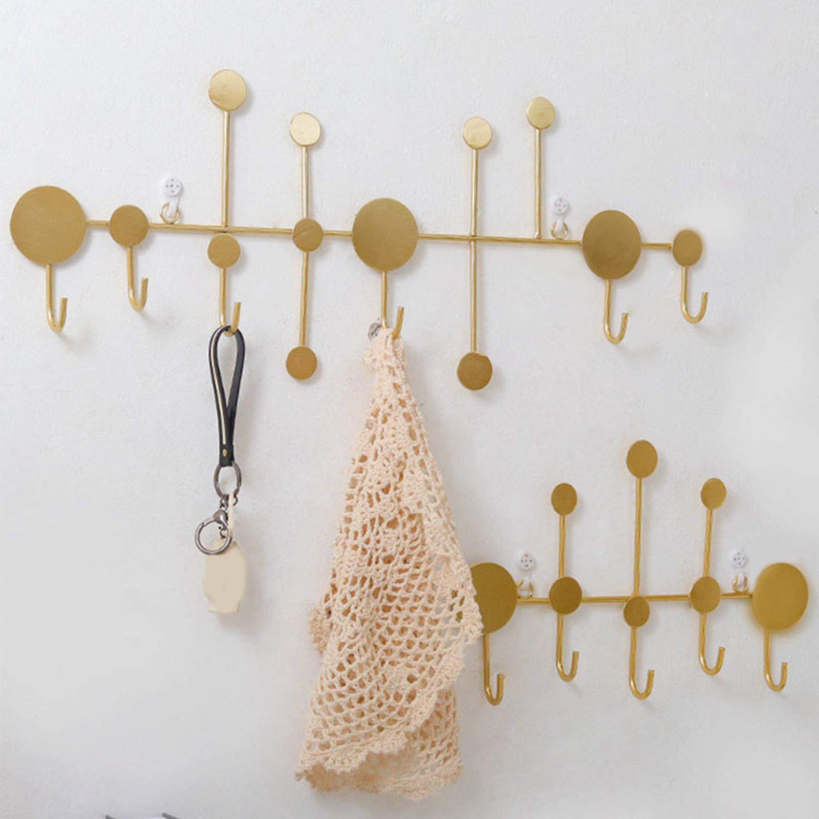 Coat Rack Iron Decorative Nordic behind Door Hanger for Shower Door Bathroom