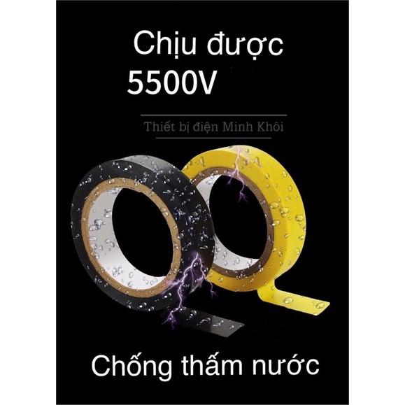 Băng dính cách điện chịu nhiệt chống nước nano, băng keo đen trung thế,hạ thế cao áp