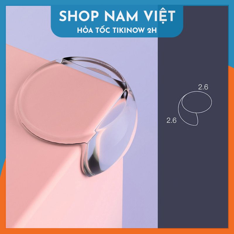 Set 5 Bịt Góc Bàn Ghế Silicon Trong Suốt - Bo Góc Chống Va Chạm An Toàn Cho Trẻ Em