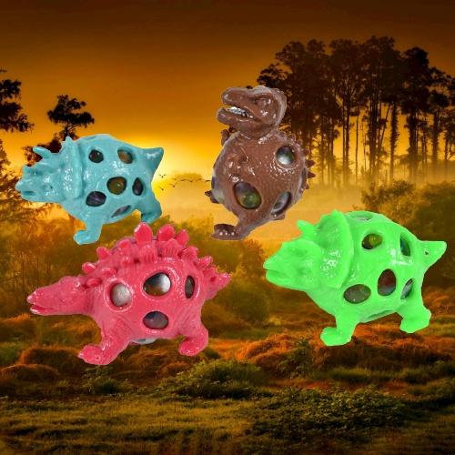 Squishy khủng long hạt đồ chơi bóp tay Mochi mềm mịn dễ thương chân thực giảm stress co dãn đàn hồi ngộ nghĩnh
