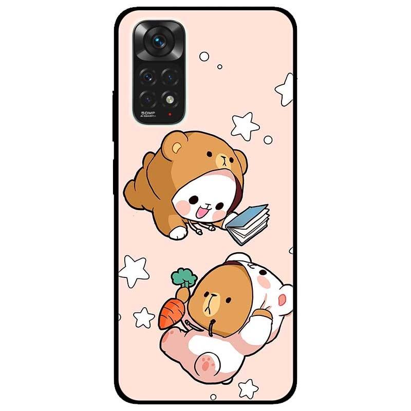 Ốp lưng dành cho Xiaomi Redmi Note 11 4G - Hai Chú Gấu Bay