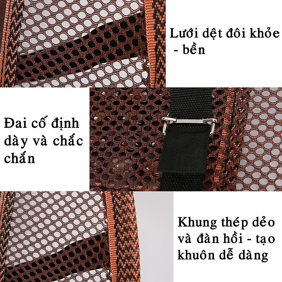 Miếng Tựa Lưng Ghế Hạt Gỗ - Miếng Tựa Lưng Ghế Ô Tô, Xe Hơi - Hàng Chính Hãng - Màu Gỗ Ngẫu Nhiên