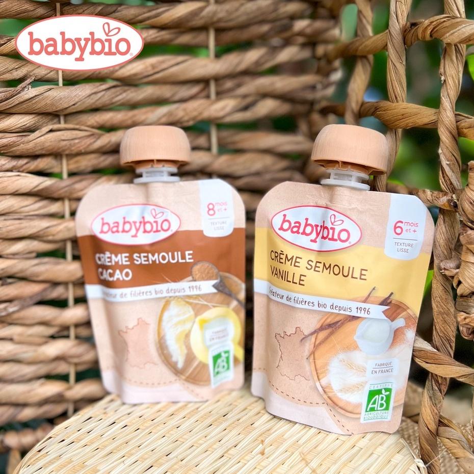 Váng sữa hữu cơ cho bé Babybio 85g (6 - 8 tháng)