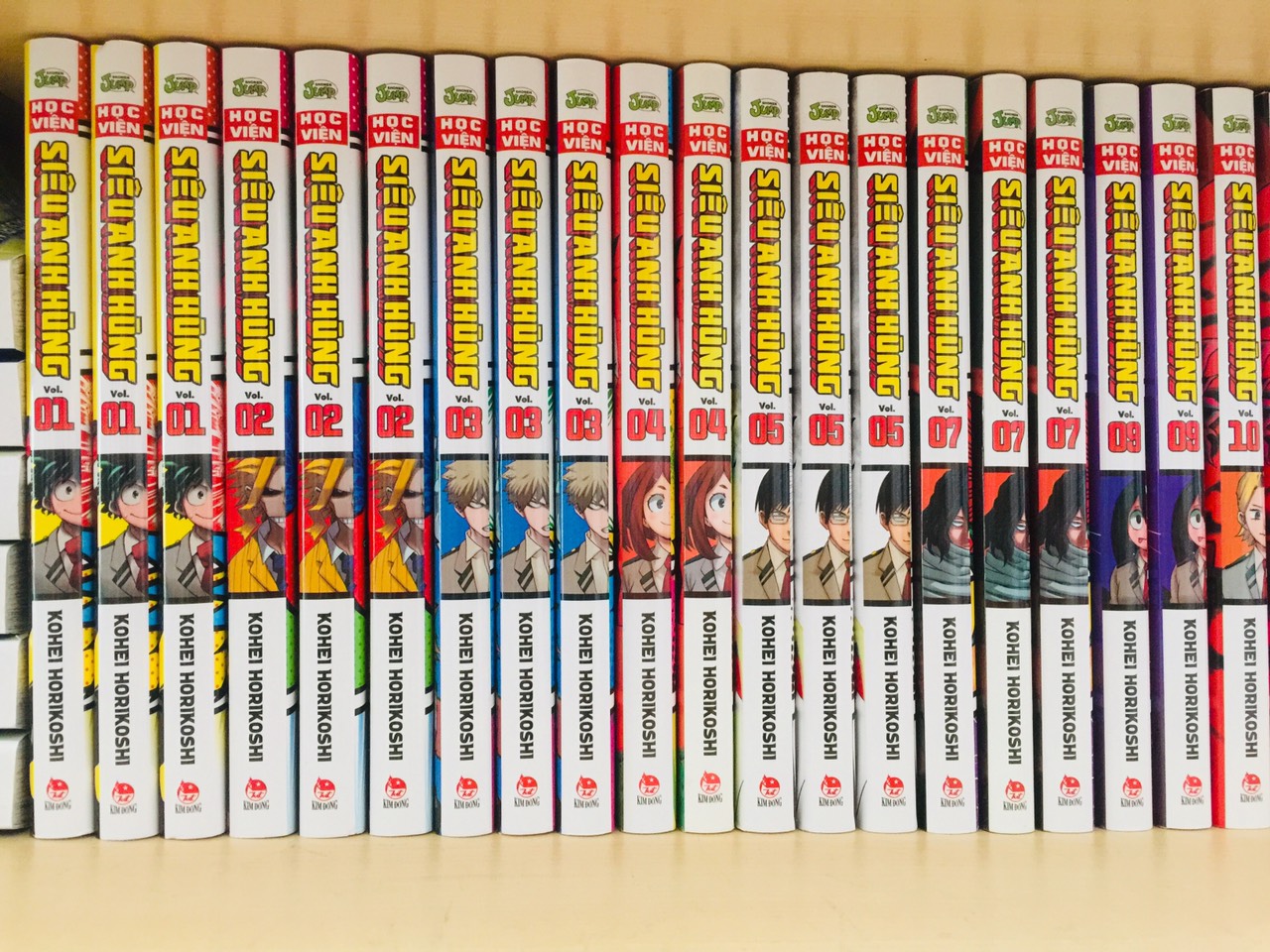 Combo bộ 35 tập My Hero Academia - Học Viện Siêu Anh Hùng