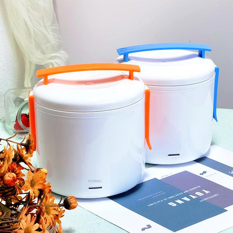 Phong cách mới nhất của hộp cơm hâm nóng điện một lớp mới của Amazon hộp cơm cách nhiệt bằng thép không gỉ lót ô tô cho ô tô