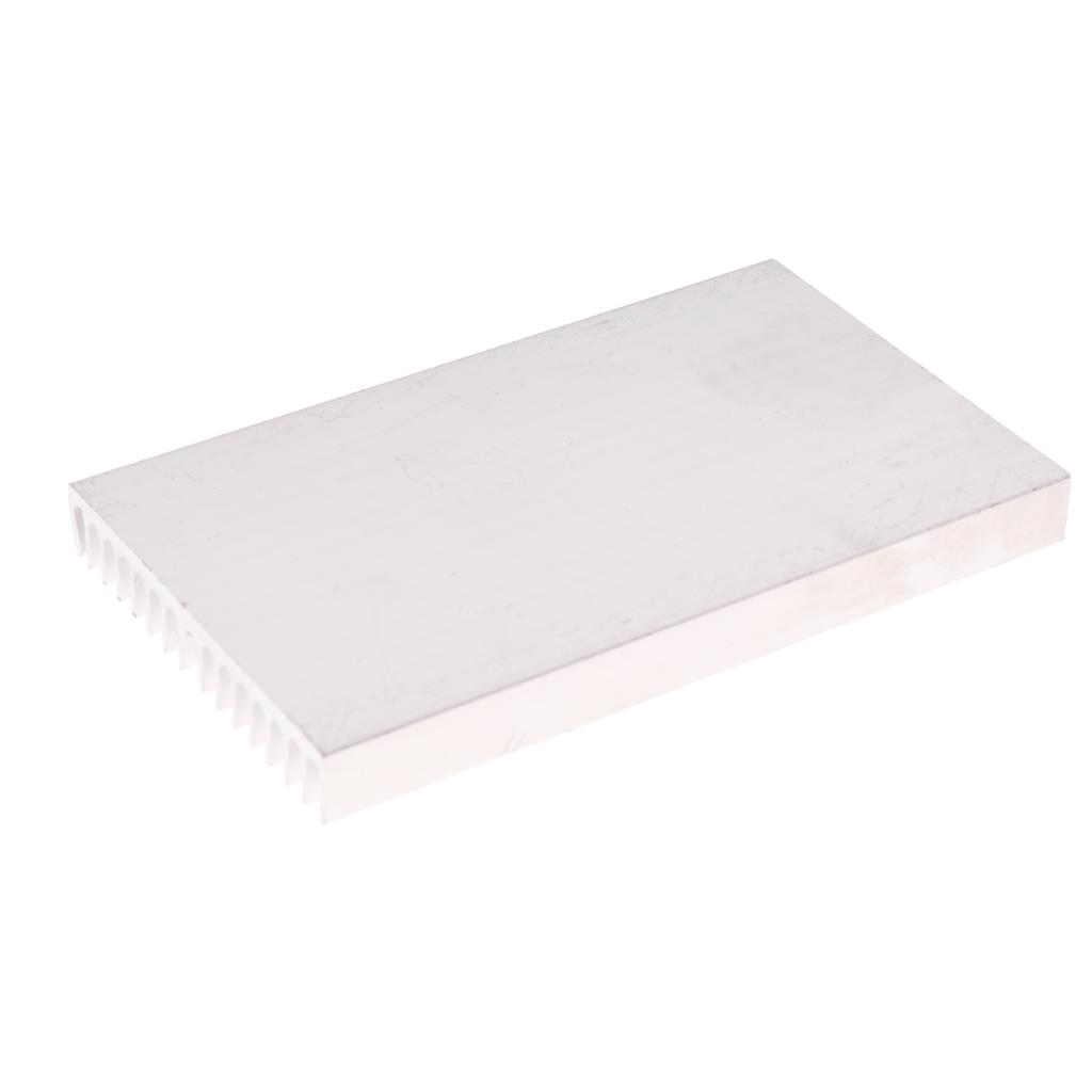 High Power LED aluminum Heatsink Module 100x60x10mm Silver  Color