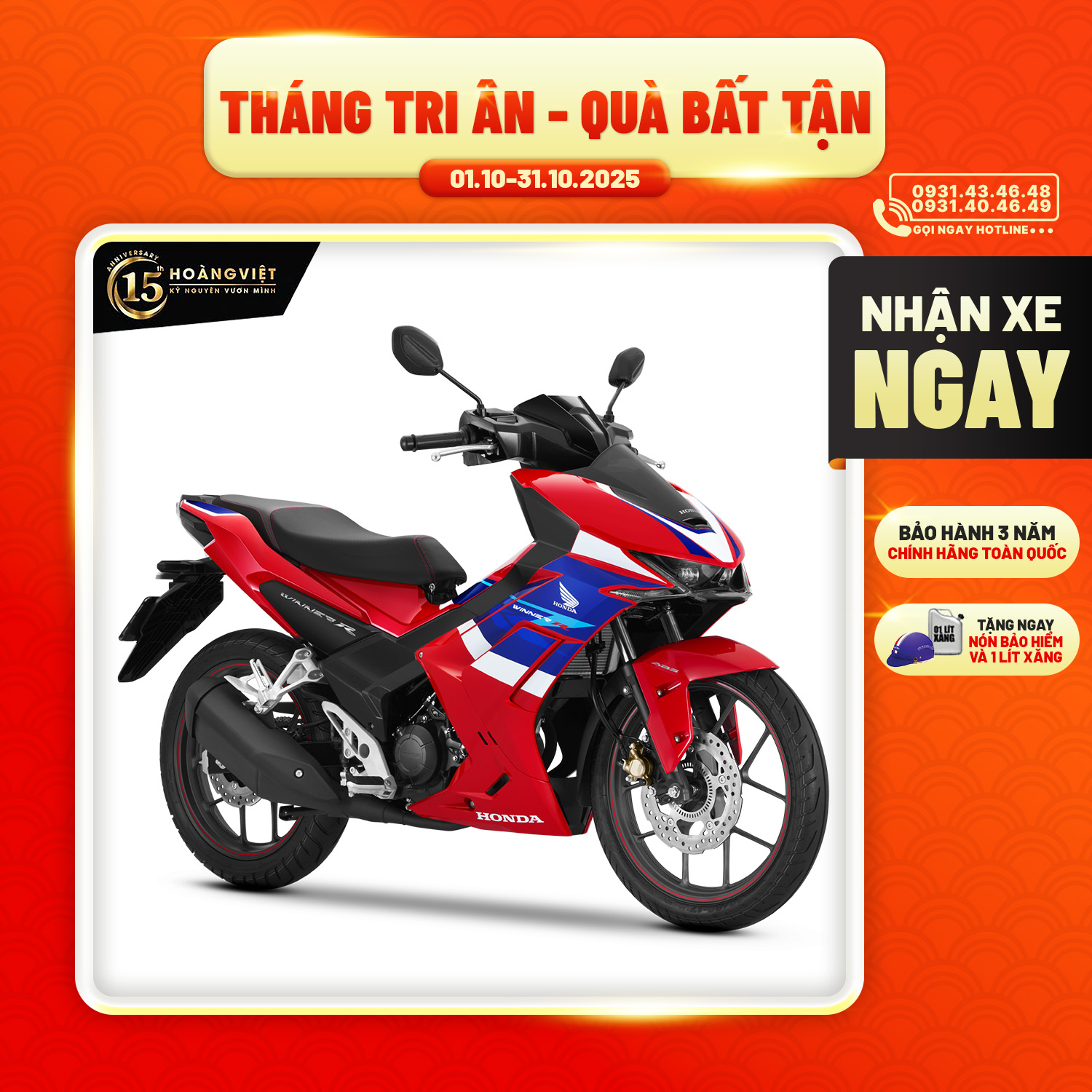 Xe Máy Honda Winner R 2026 - Phiên Bản Thể Thao