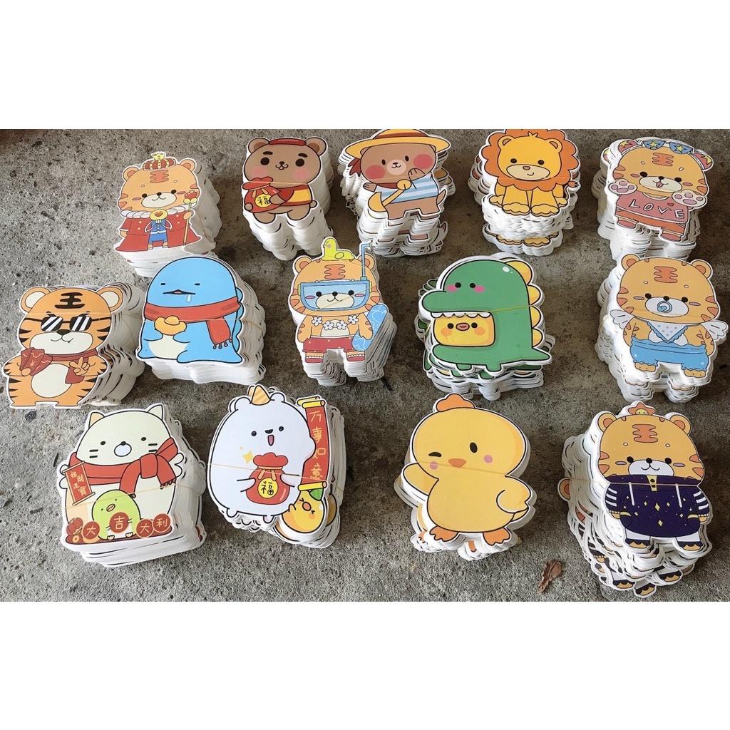 Bao lì xì hoạt hình chibi 3D dễ thương, siêu hot, cứng cáp Tết con Hổ 2022 G293-Baolixi-HH