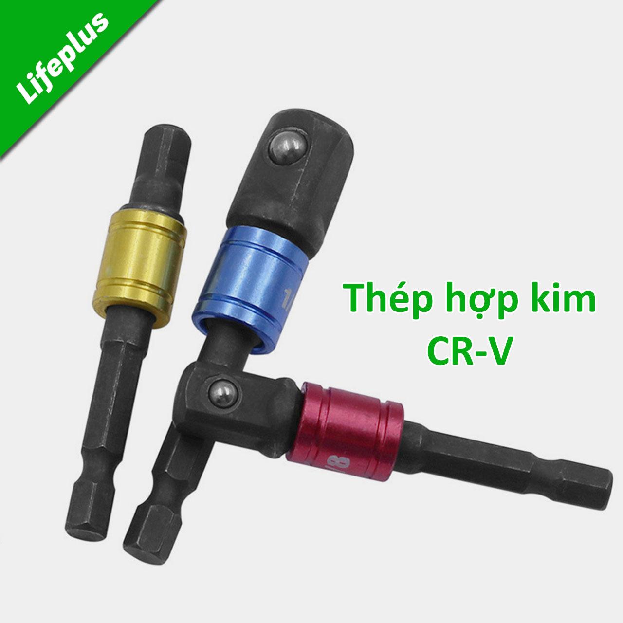 Bộ 3 đầu chuyển vặn khẩu cho máy khoan