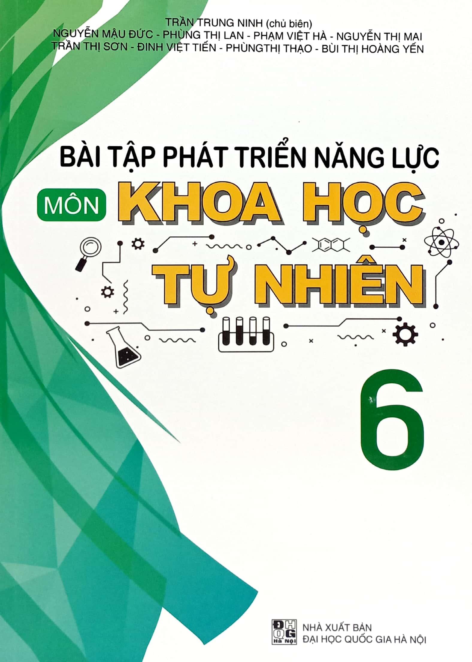 Bài Tập Phát Triển Năng Lực Môn Khoa Học Tự Nhiên 6