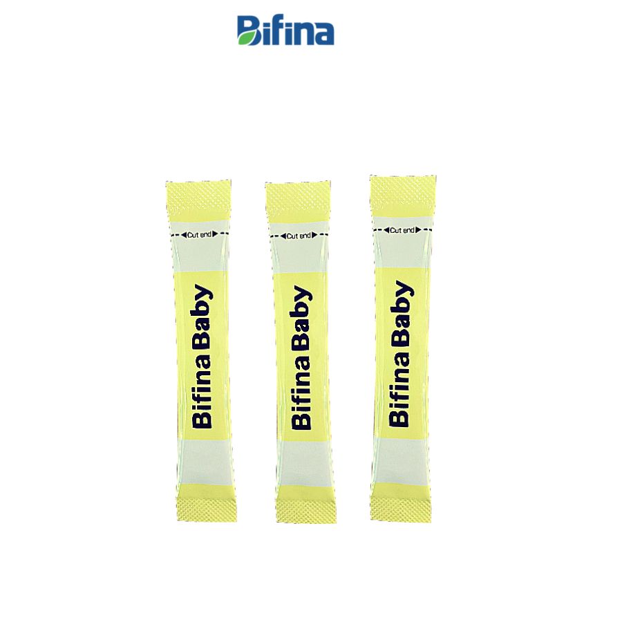 Men vi sinh Bifina Baby Nhật Bản- Lẻ 3 gói (không có hộp) - Lợi khuẩn chiến binh cho trẻ sơ sinh Viêm da cơ địa và ruột hoại tử , chàm sữa, dị ứng...