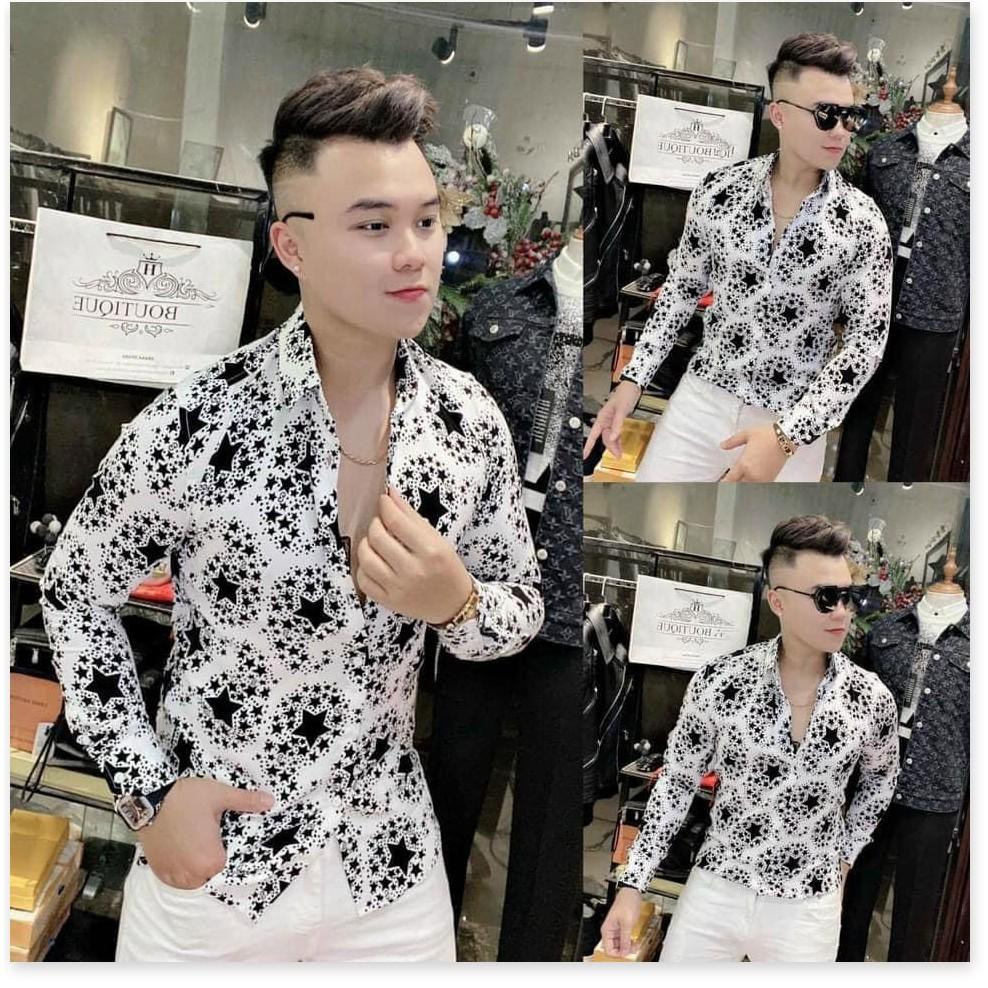 ÁO SƠ MI NAM TAY DÀI KẺ SỌC VÀ HỌA TIẾC MỚI NHẤT 2021 KHÁNH AN FASHION