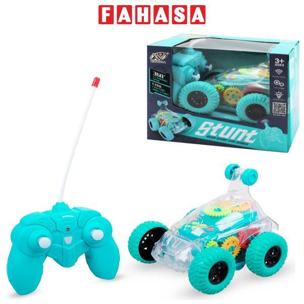 Đồ Chơi Xe Stunt Nhào Lộn Trong Suốt Điều Khiển Từ Xa - D168-20B-GN - Màu Xanh Mint