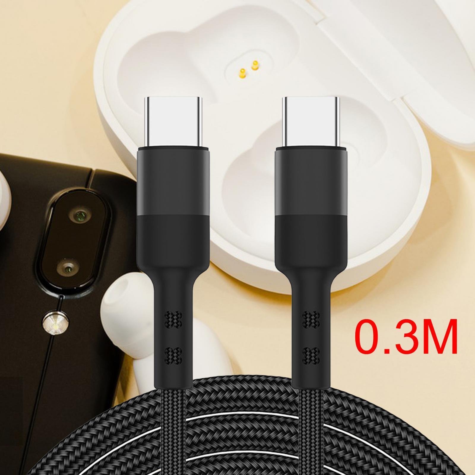 USB Line Cable 60W 3A Fast Charging Cable for Smartphones Fittings Accessories