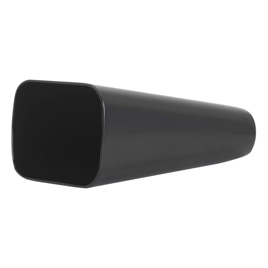 6" high pitch handheld cowbell cow bell percussion musical instrument black