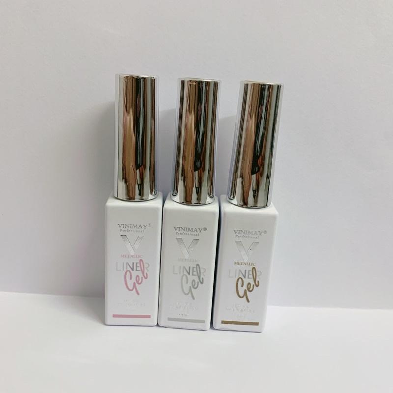 Gel cọ nét metan vinimay, cọ nét metal vàng bạc hồng