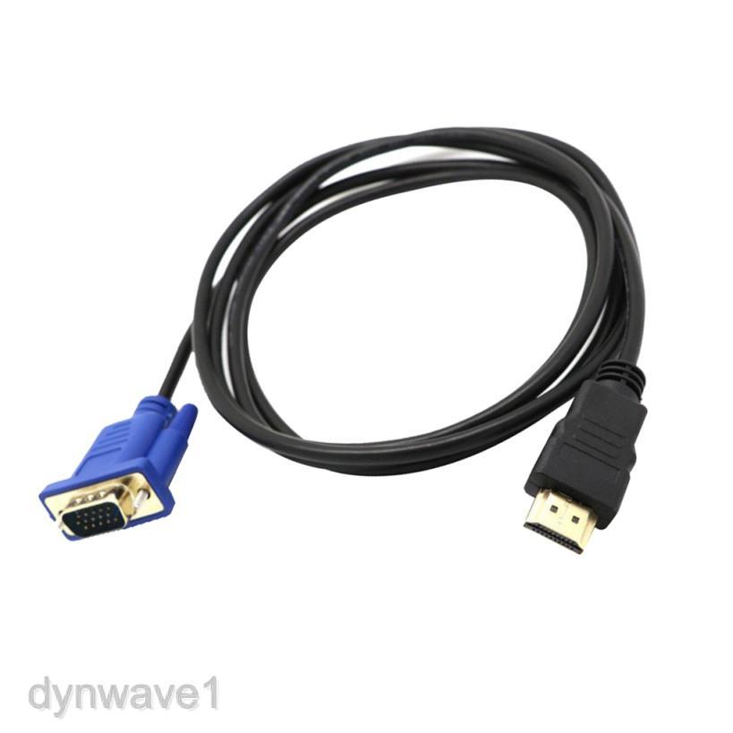 Cáp chuyển đổi HDTV HDMI sang VGA HD-15 Male 15 chân 1080P