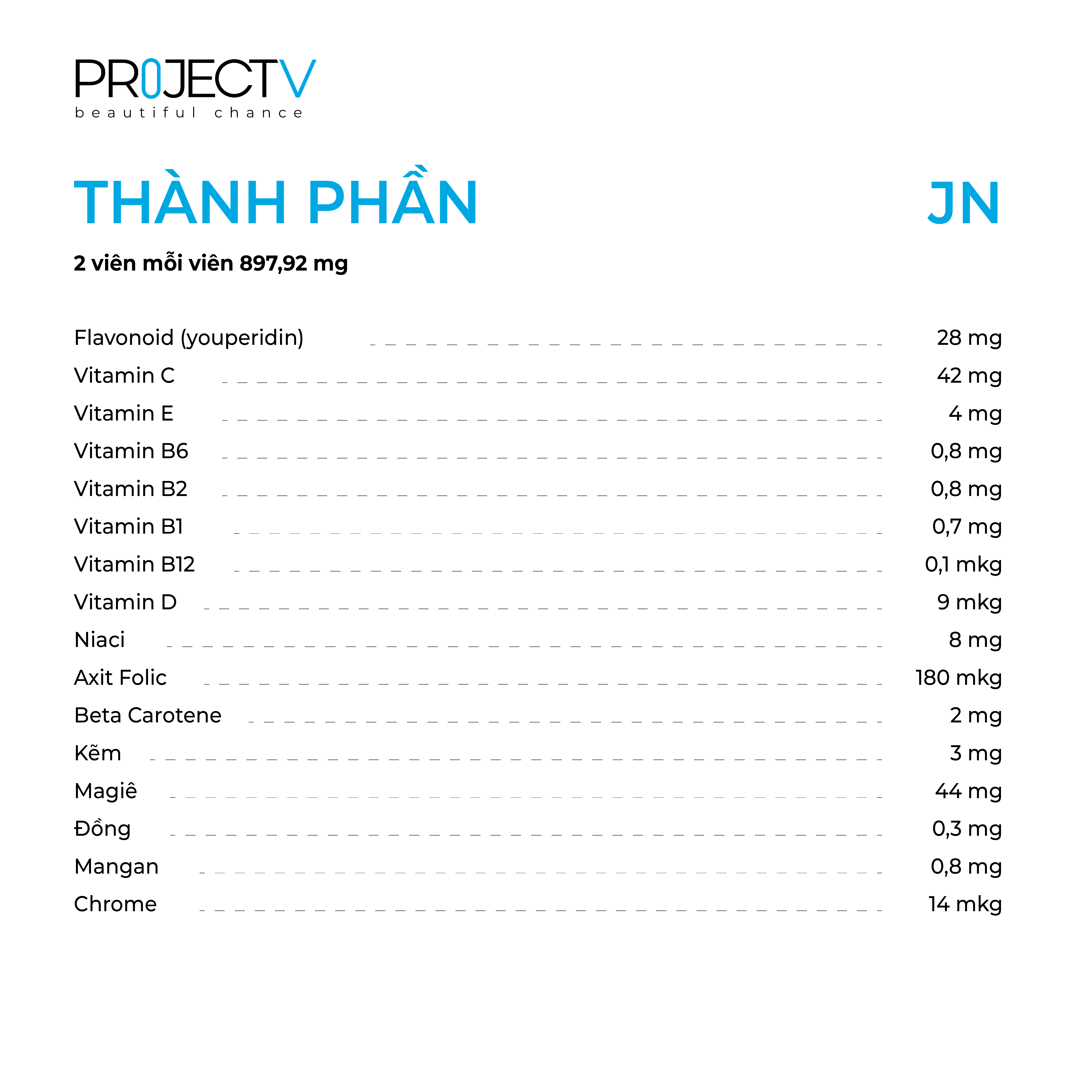 Thực Phẩm Sức Khỏe Cho Trẻ JN Junior Hit - Tăng Trưởng và Năng Lượng - PROJECT V - Hộp 60 Viên - Xuất xứ Pháp, Hàng Chính Hãng