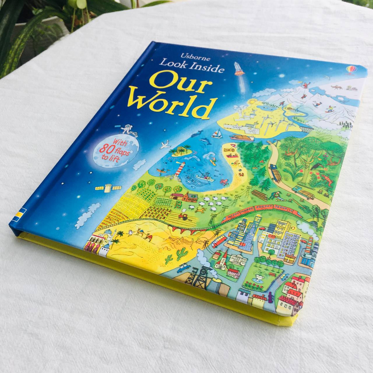 Sách tương tác tiếng Anh - Usborne Look Inside Our World