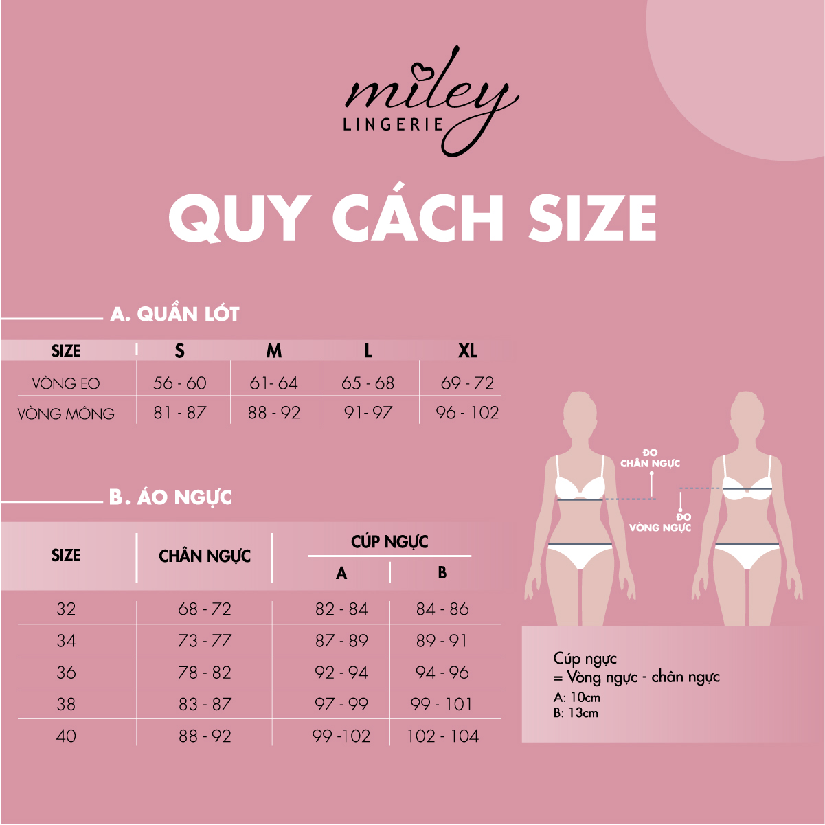 Quần Đùi Lót Nữ Mặc Trong Chân Váy Dài 32cm Miley Lingerie - Màu Đen FDS0116