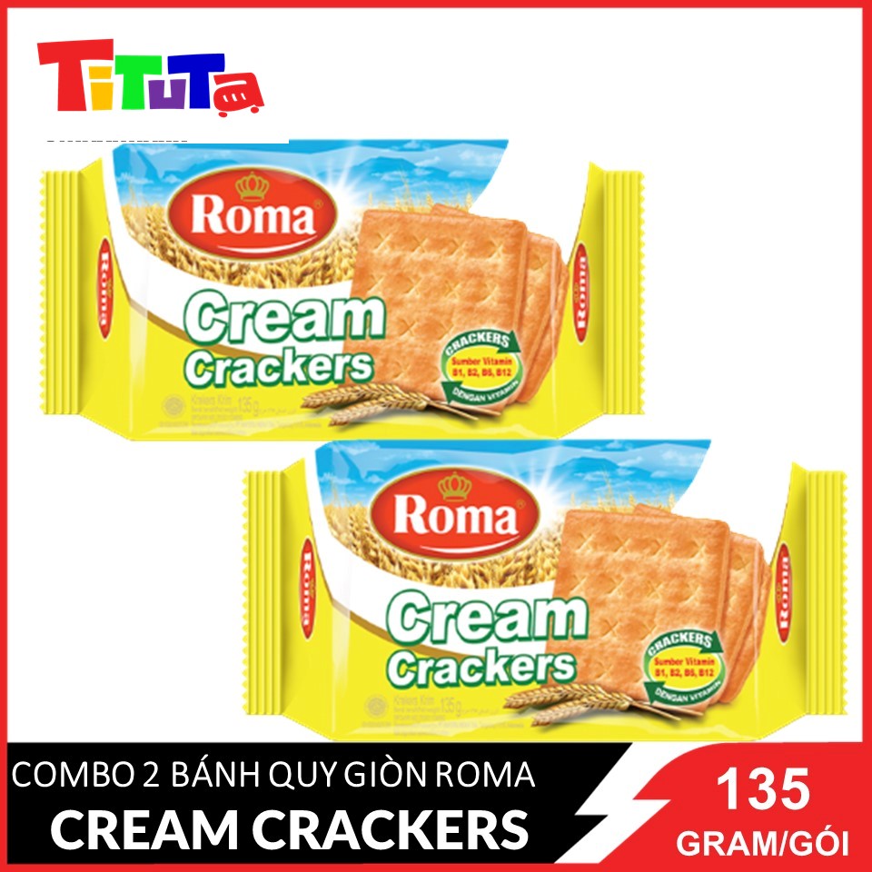 Combo 2 bánh Quy Malkist Cream Crackers 107gX2