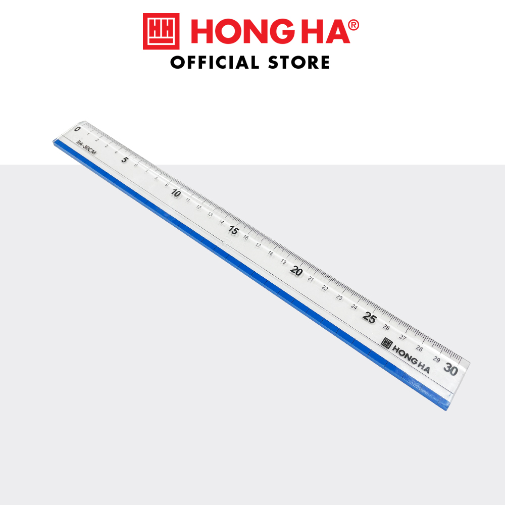 Thước kẻ Lucky Star 30cm Hồng Hà