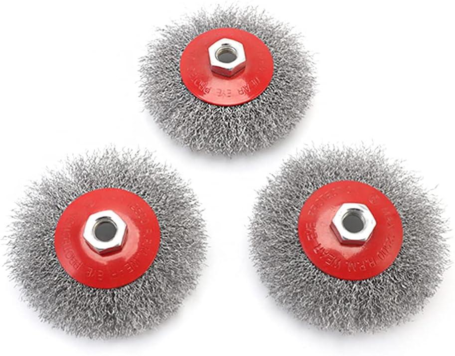 Bộ 3 Chổi Máy Mài Góc Thép Xoắn M14