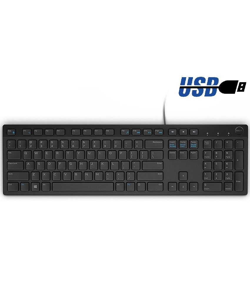 Bàn phím có dây Dell KB216 - Hàng chính hãng FPT phân phối