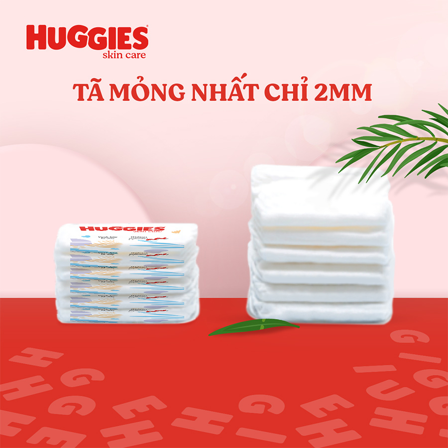 Tã/bỉm quần HUGGIES SKINCARE gói JUMBO size XXXL 22+6 miếng