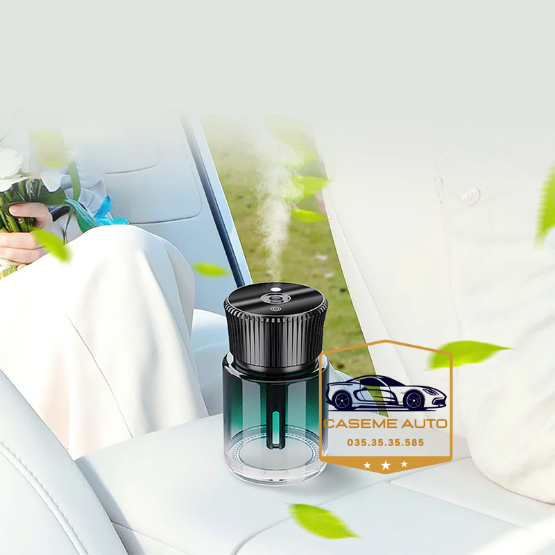 Máy Khuếch Tán Tinh Dầu Ô Tô Wi WU Bloom 600 – Đèn Galaxy Sang Trọng, Dung Tích 160ml, Khử Mùi &amp; Tạo Hương Thơm Cao Cấp - Hàng Chính Hãng