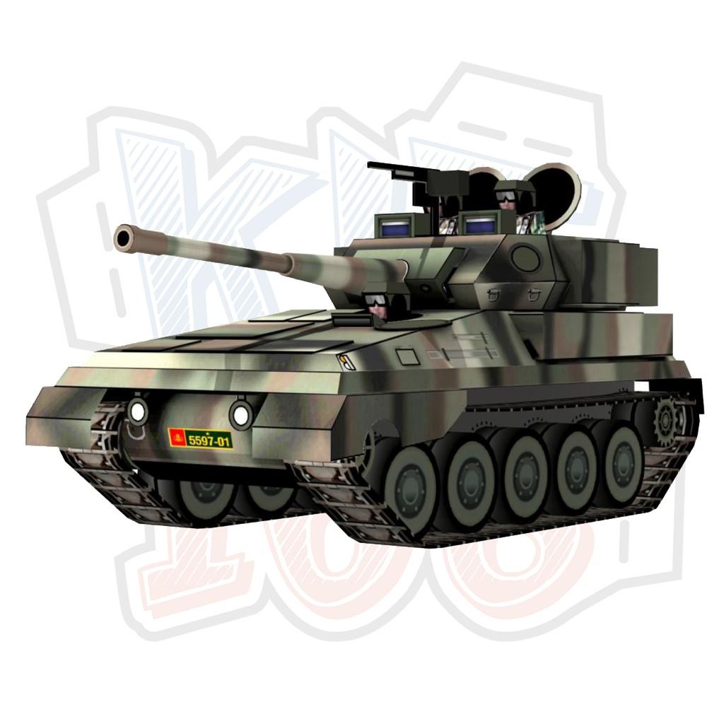 Mô hình giấy Xe tăng FV101 Scorpion Light Tank
