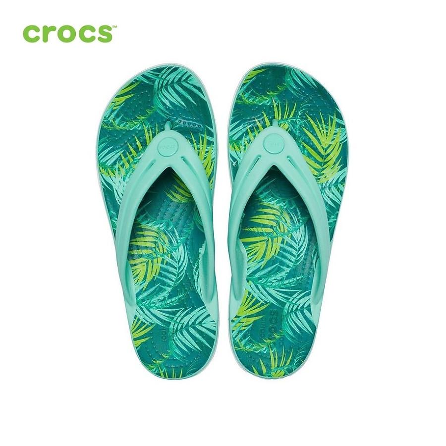 Dép Xỏ Ngón Nữ Crocs Tropical Crocband 207178