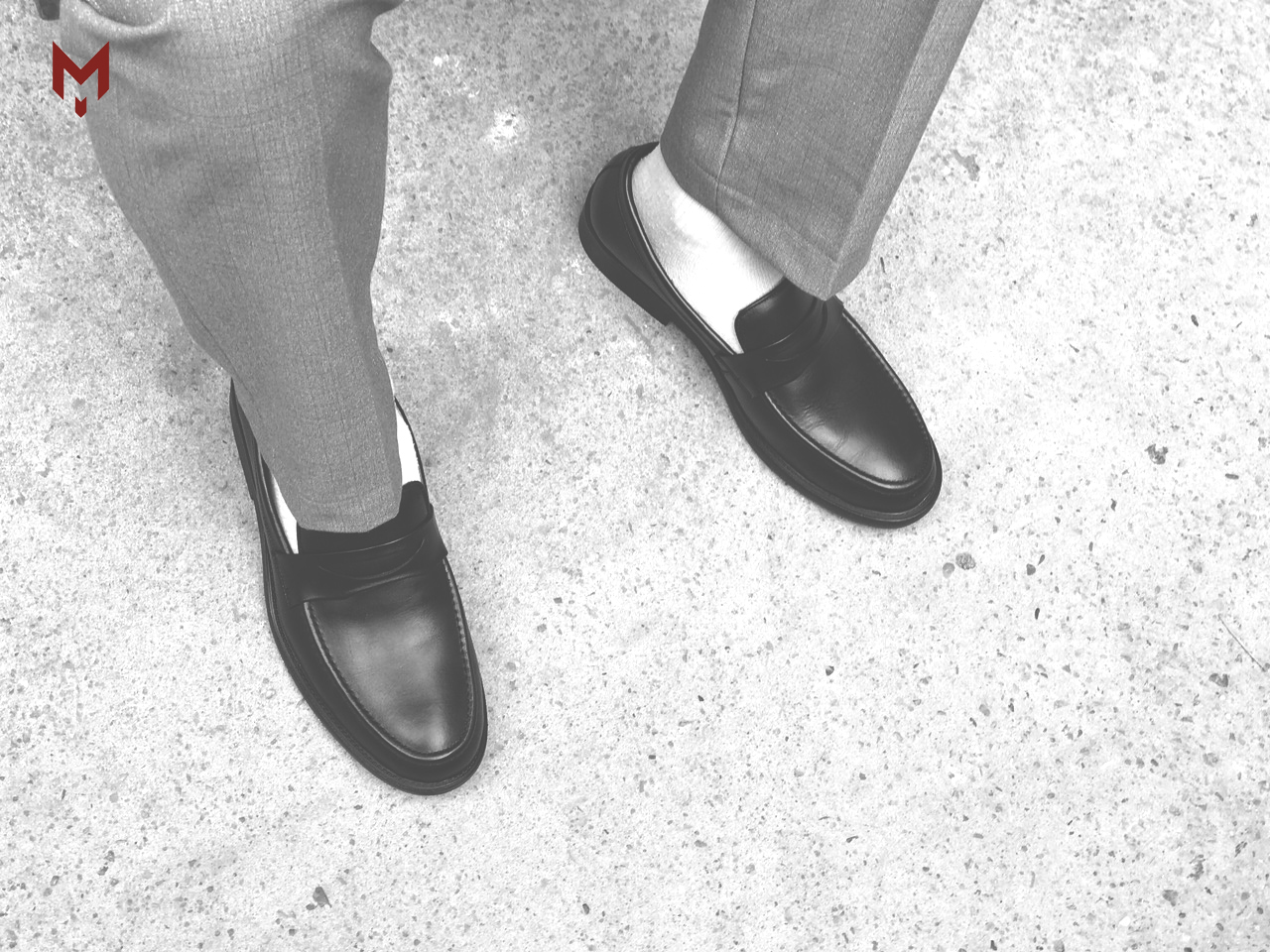 Giày tây công sở nam lười da bò cao cấp loafer penny phong cách hàng quốc
