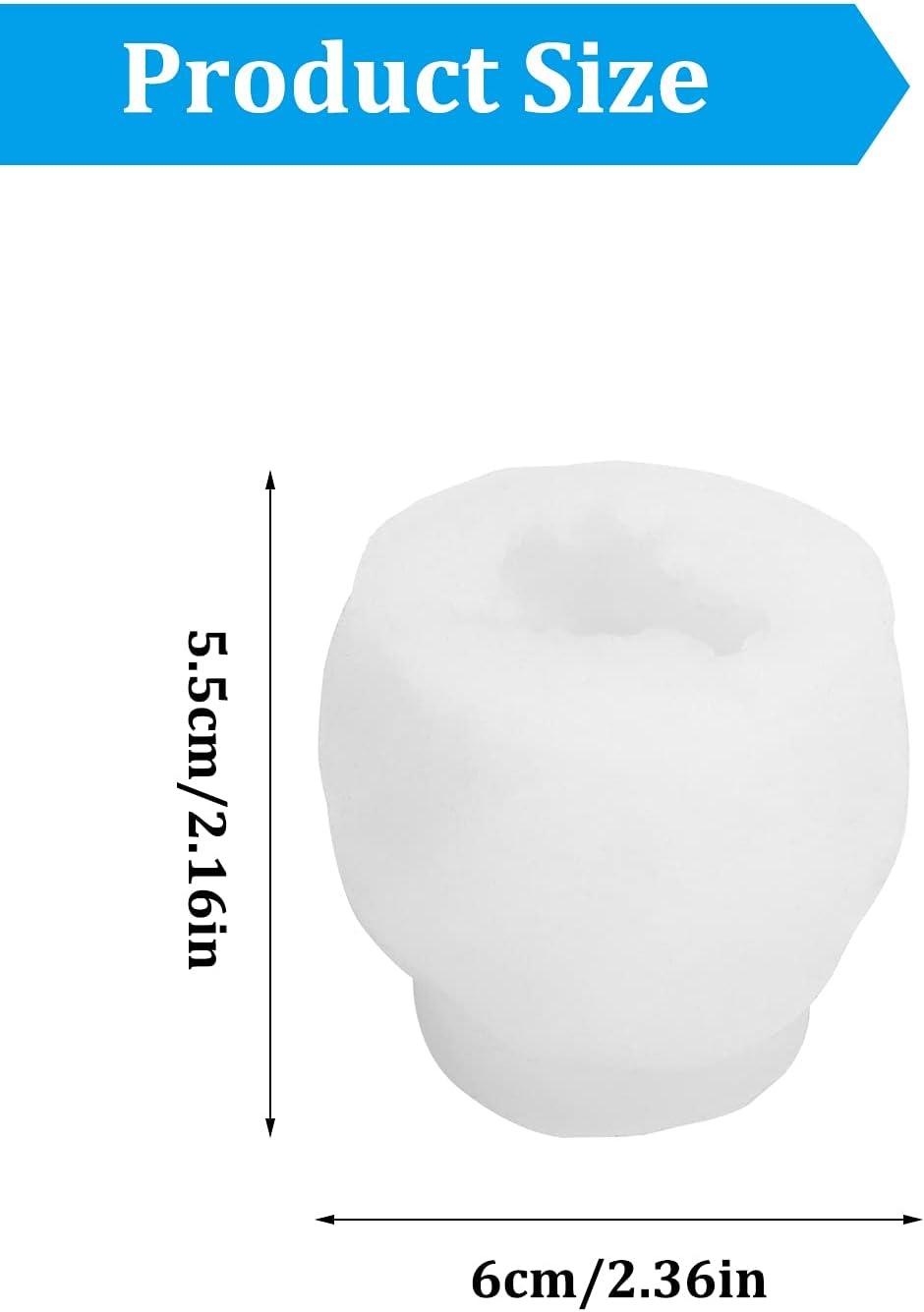 Khuôn silicon cho nến, bóng len 3D, khuôn nến sáng tạo để sản xuất nến, xà phòng, bánh, sôcôla