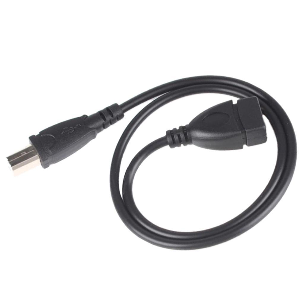 USB 2.0 Type A Female to USB B Male Scanner Printer Cable Cord