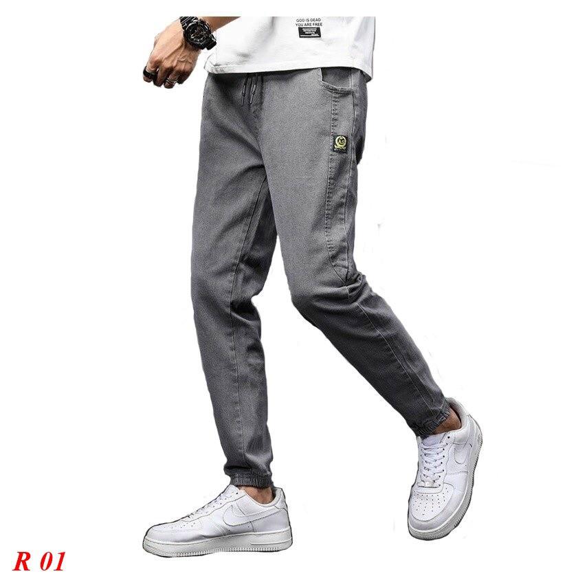 Quần Jean Nam Chất Bò Cao Cấp Ống Côn Jocger XM9072DR Co Dãn 4 Chiều