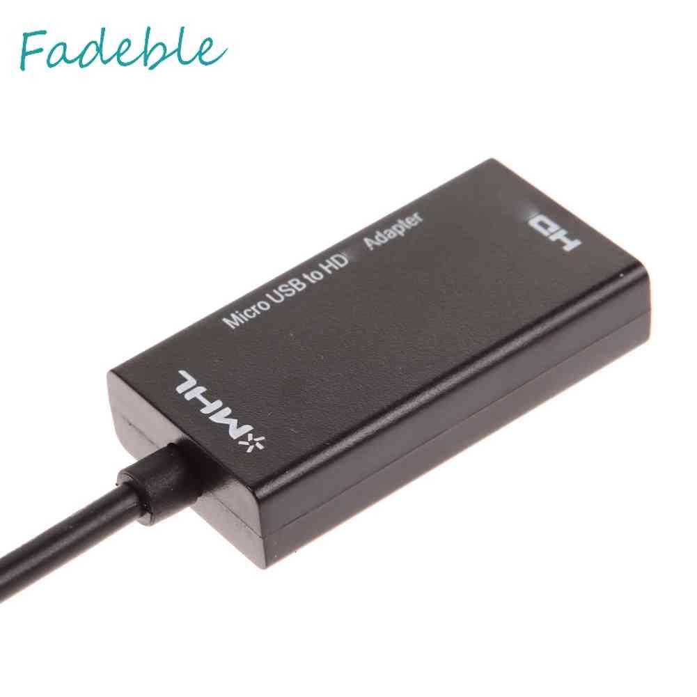 Bộ ChuyểN ĐổI Micro USB Sang HDMI A / V TV Cho LG HTC SonySamSungHDTV