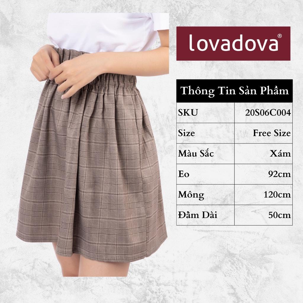 Chân váy ngắn lưng thun - Lovadova 20S06C004