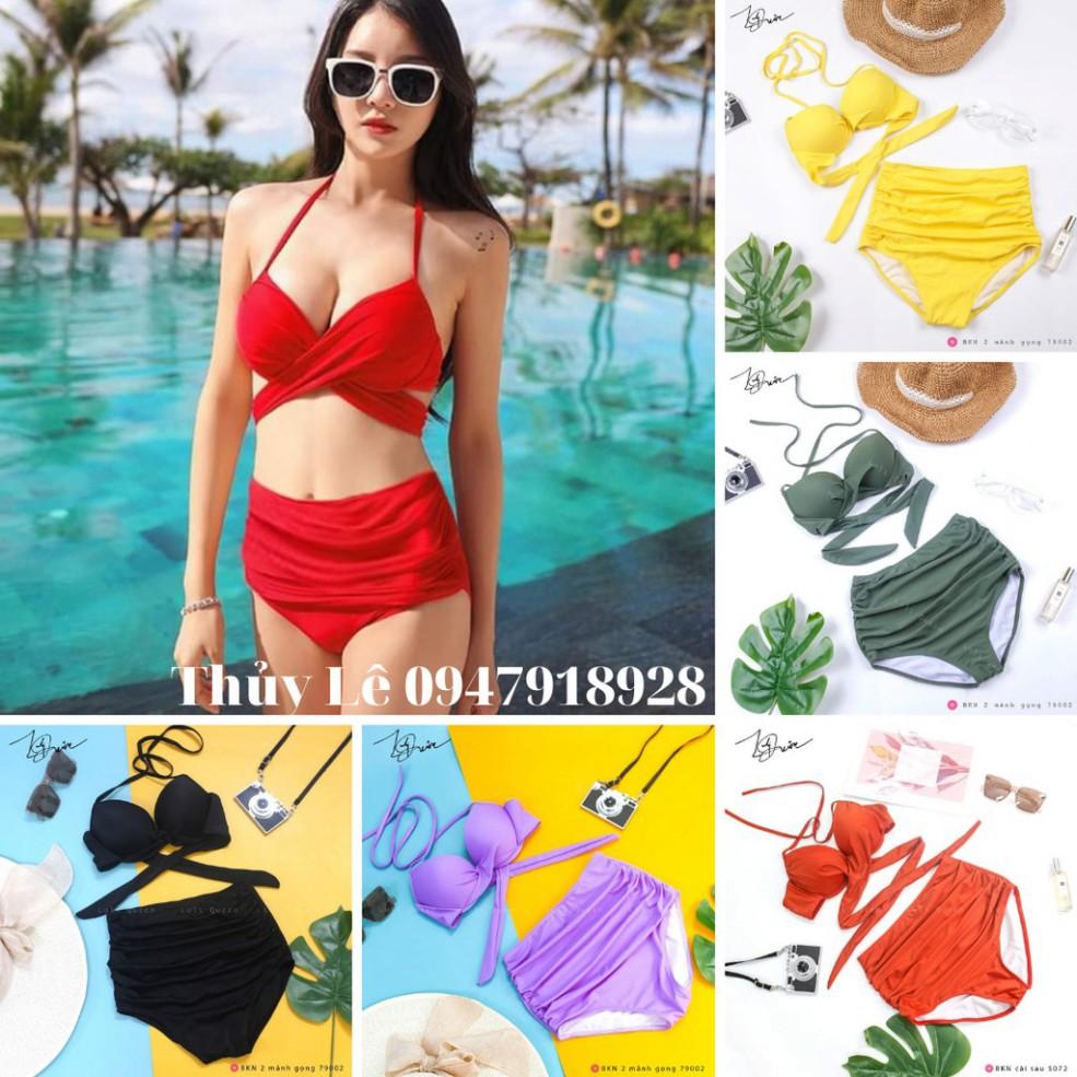 Bikini cạp cao quần nhún SIÊU GEN BỤNG-Ảnh thật 100%, giá rẻ